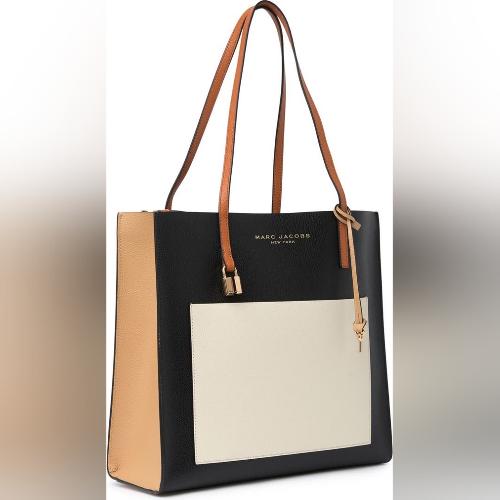 Marc Jacobs Grind Colorblock Leather Tote